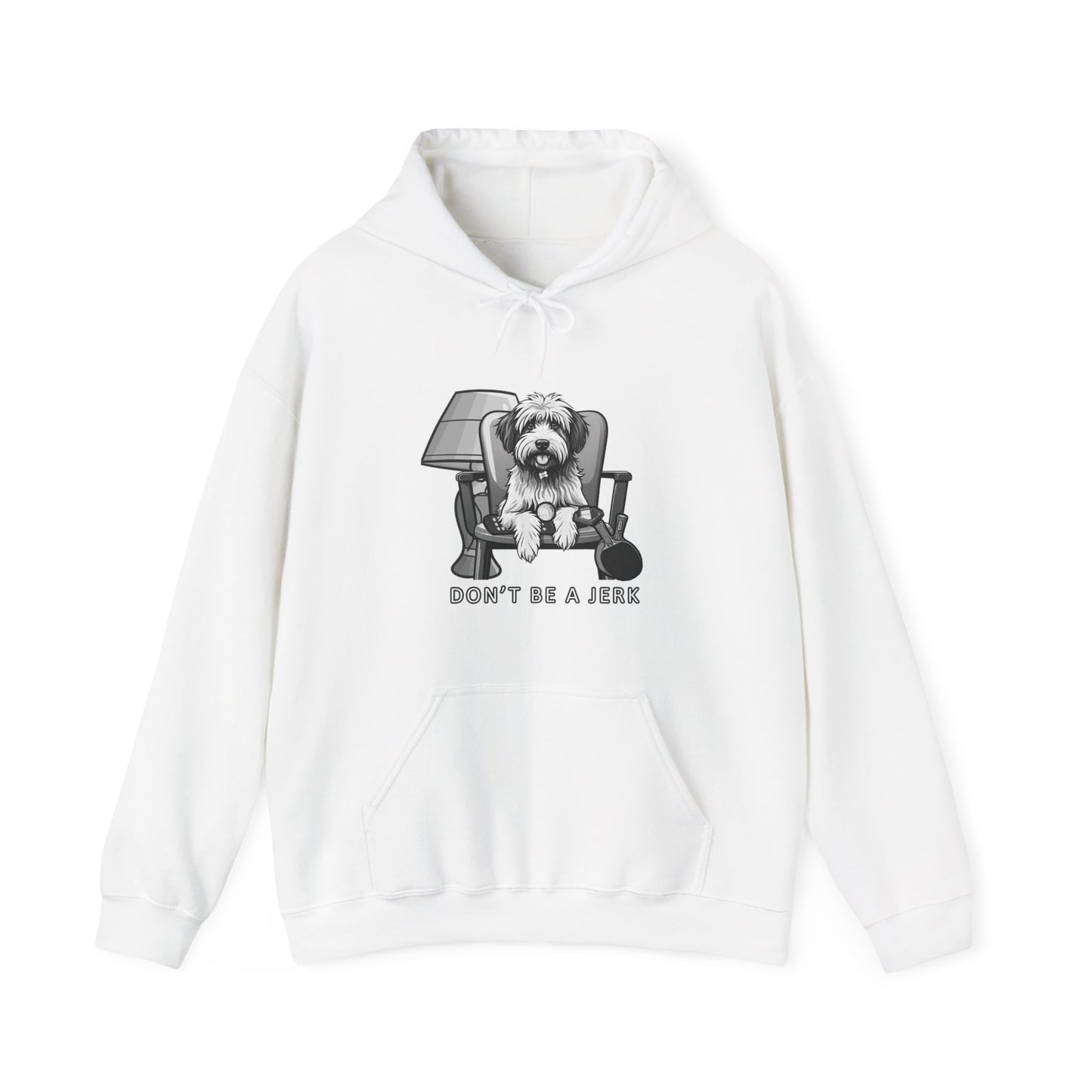 "Don’t Be a Jerk Hoodie – Funny ‘The Jerk’ Movie Reference Design" Unisex Heavy Blend™ Hooded Sweatshirt