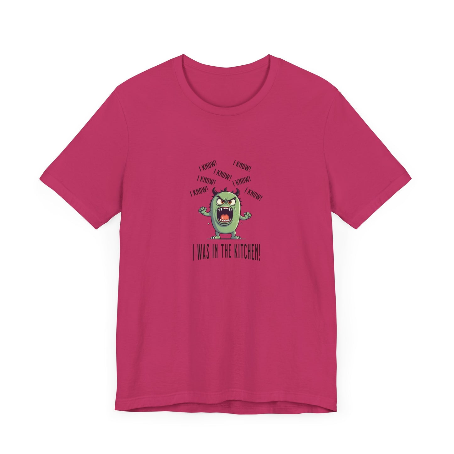 T-Shirt - Angry Monster Pickleball 'I Know, I'm in the Kitchen'