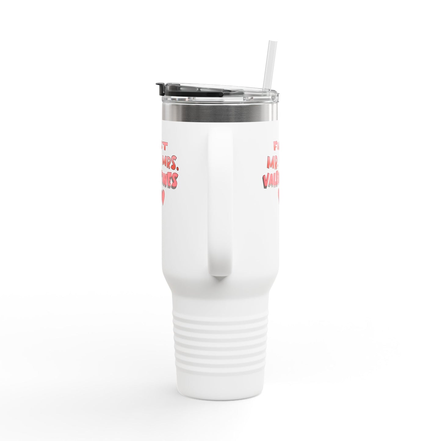 Valentines Insulated Travel Mug "First Mr. & Mrs. Valentines"