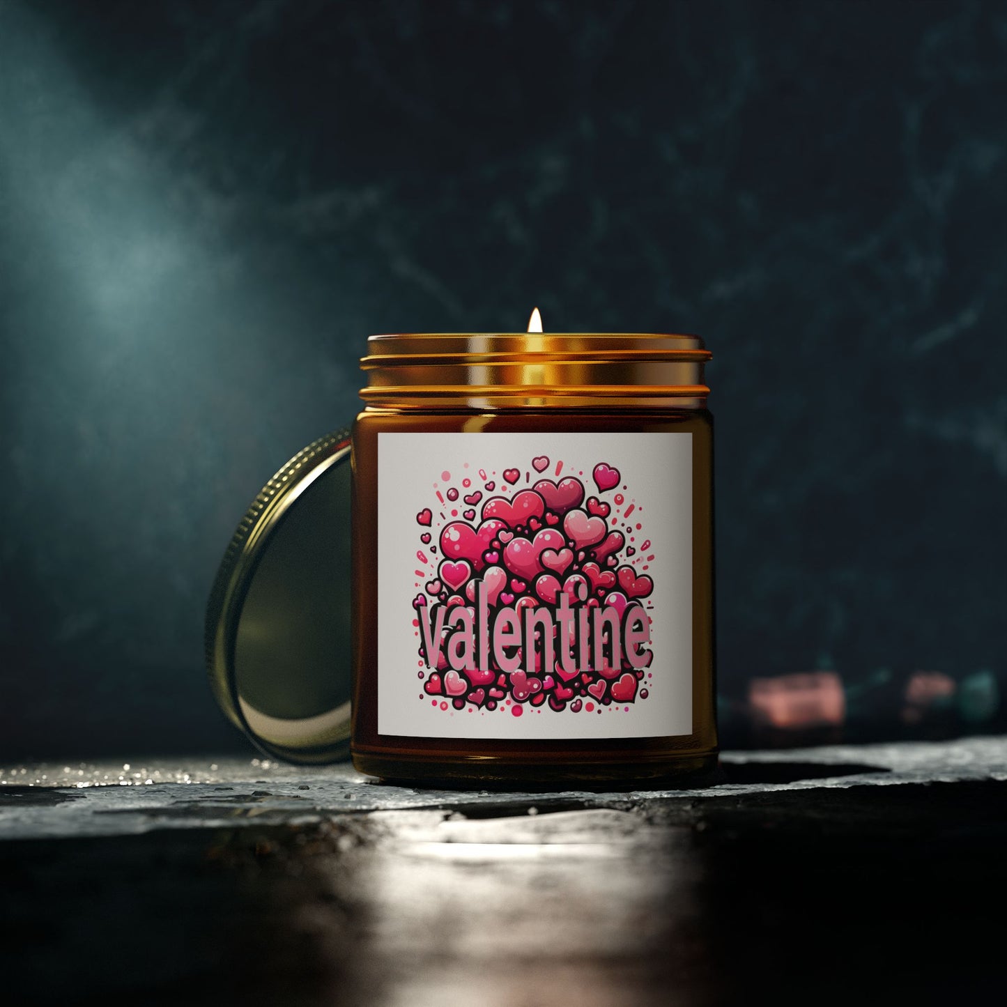 Scented Candles, Valentine Bouquet Heart Design