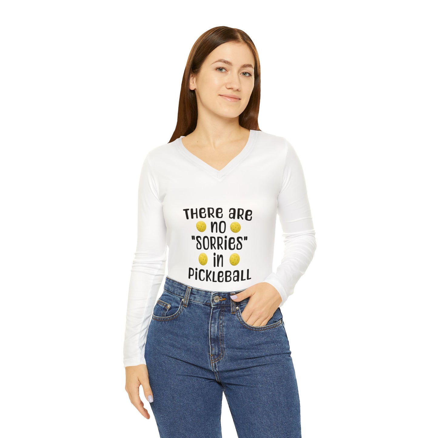 Long Sleeve Shirt - Pickleball 'No Sorries' Design