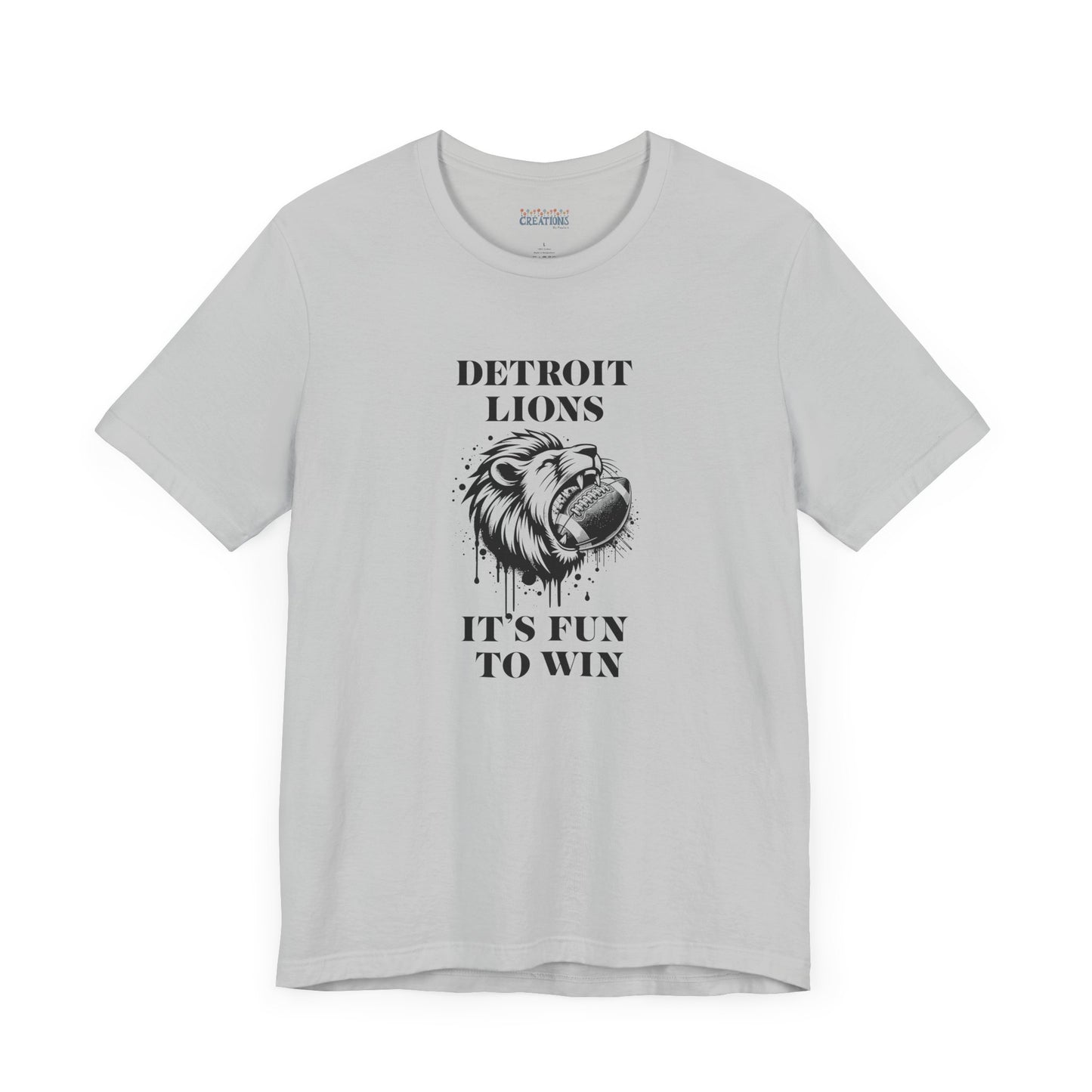 LION'S Football Tee with Locker Room Quote