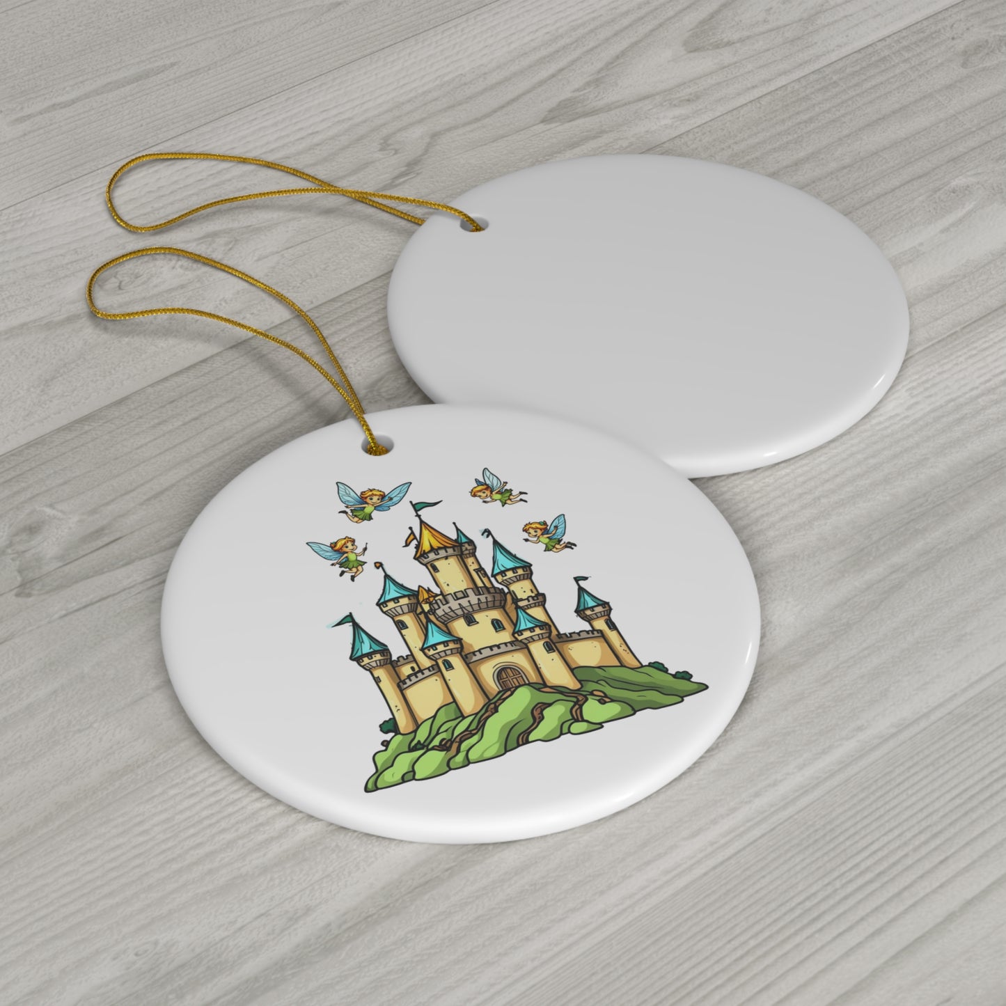 Ceramic Ornament, 4 Shapes