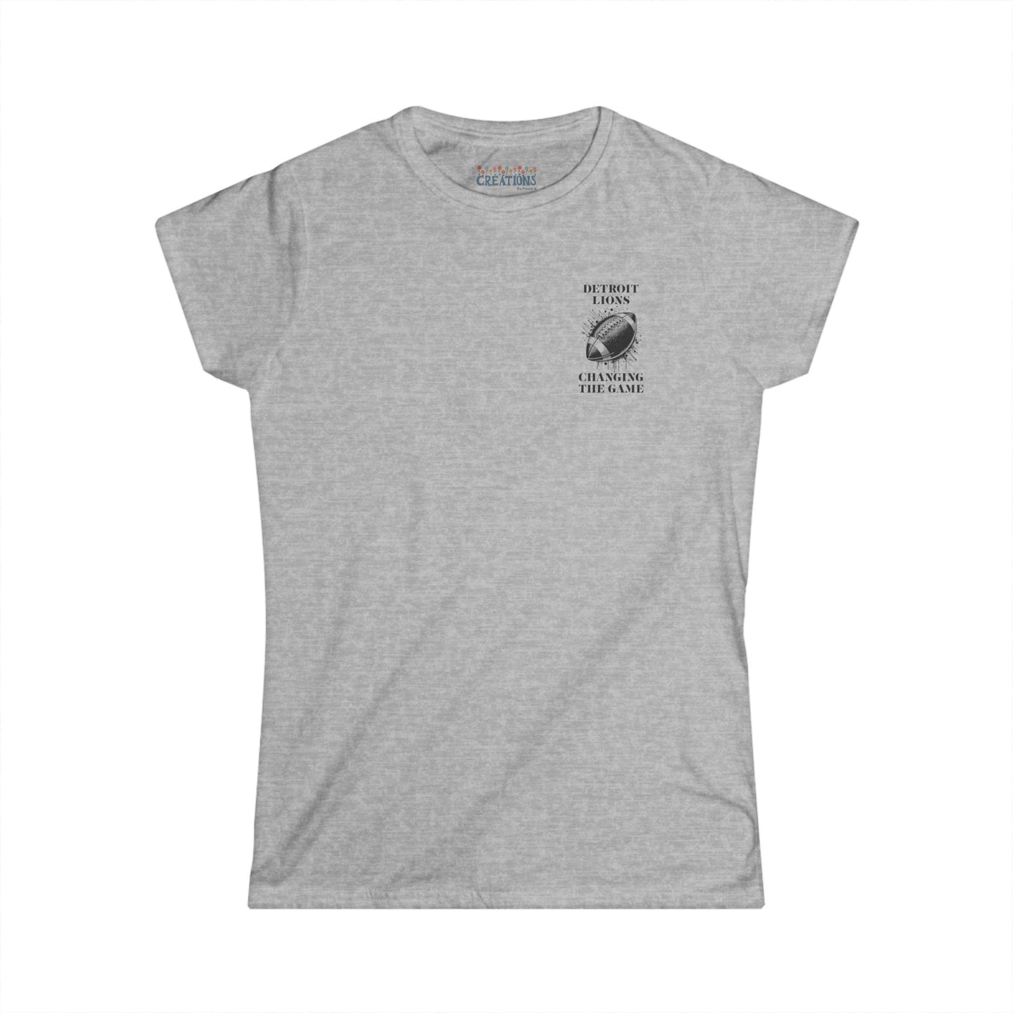 Women's Tee Detroit Lions Changing the Game