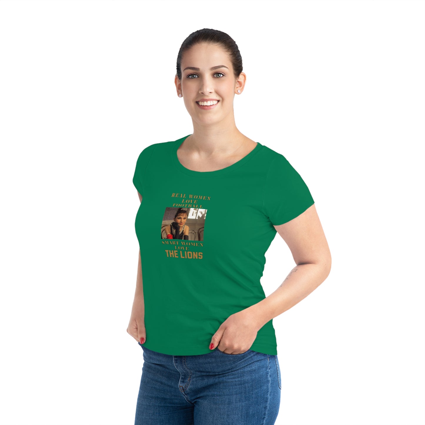 Women's T-Shirt Audrey Hepburn Football Quote