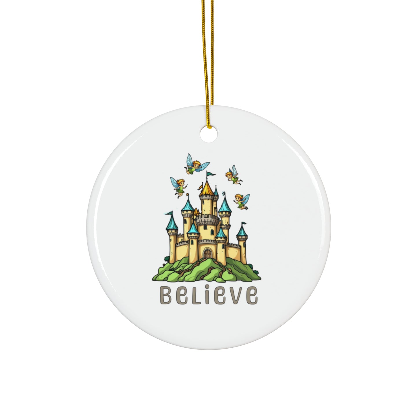 Ceramic Ornament, 4 Shapes