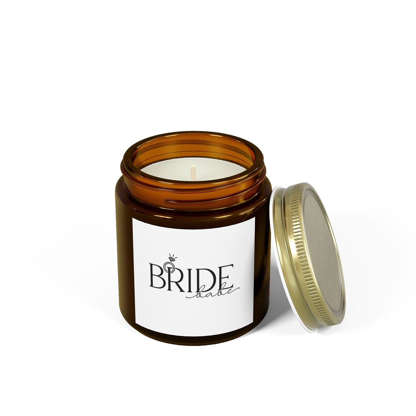 Bride Scented Candle - Coconut Apricot Wax (4oz, 9oz) | Perfect Wedding Gift