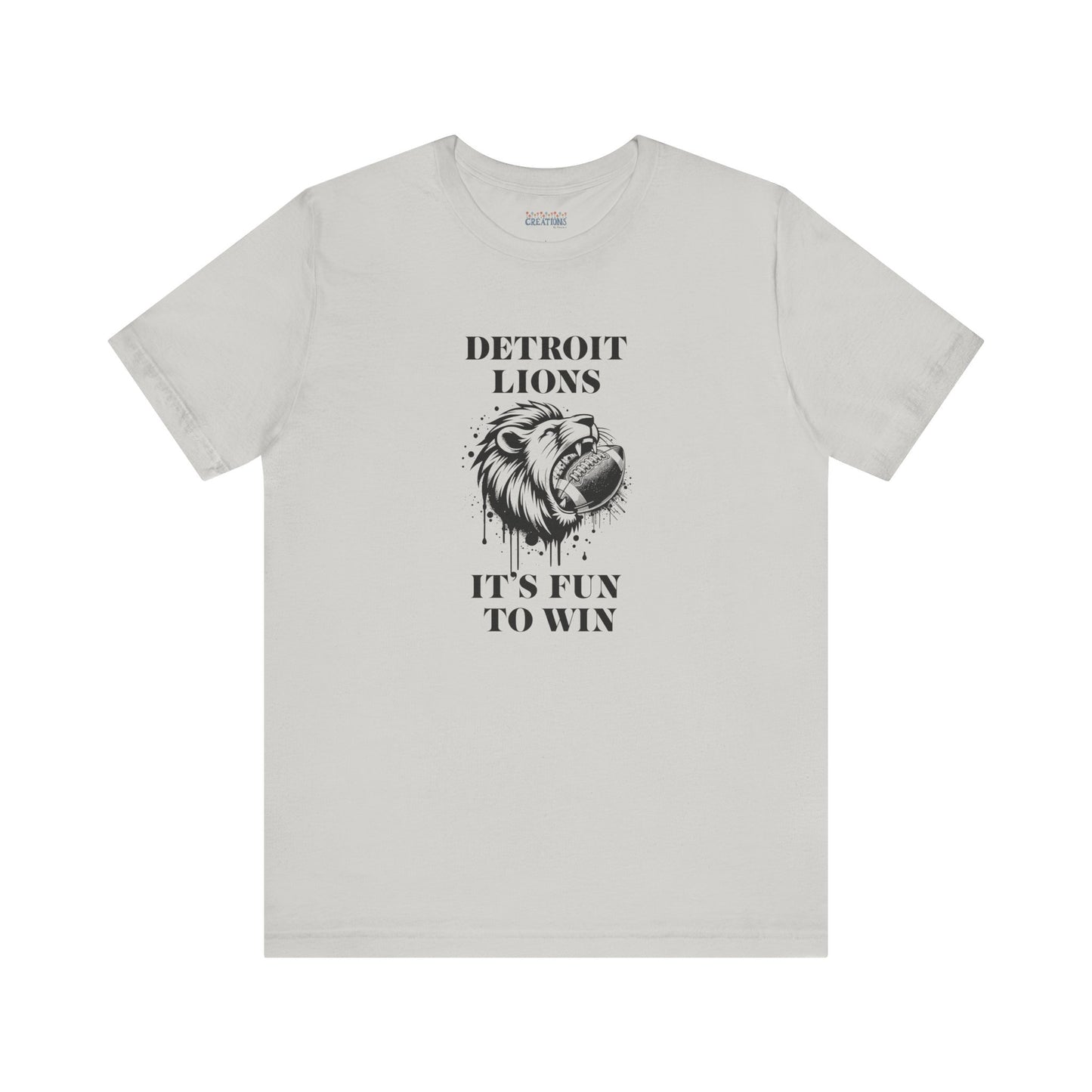 LION'S Football Tee with Locker Room Quote