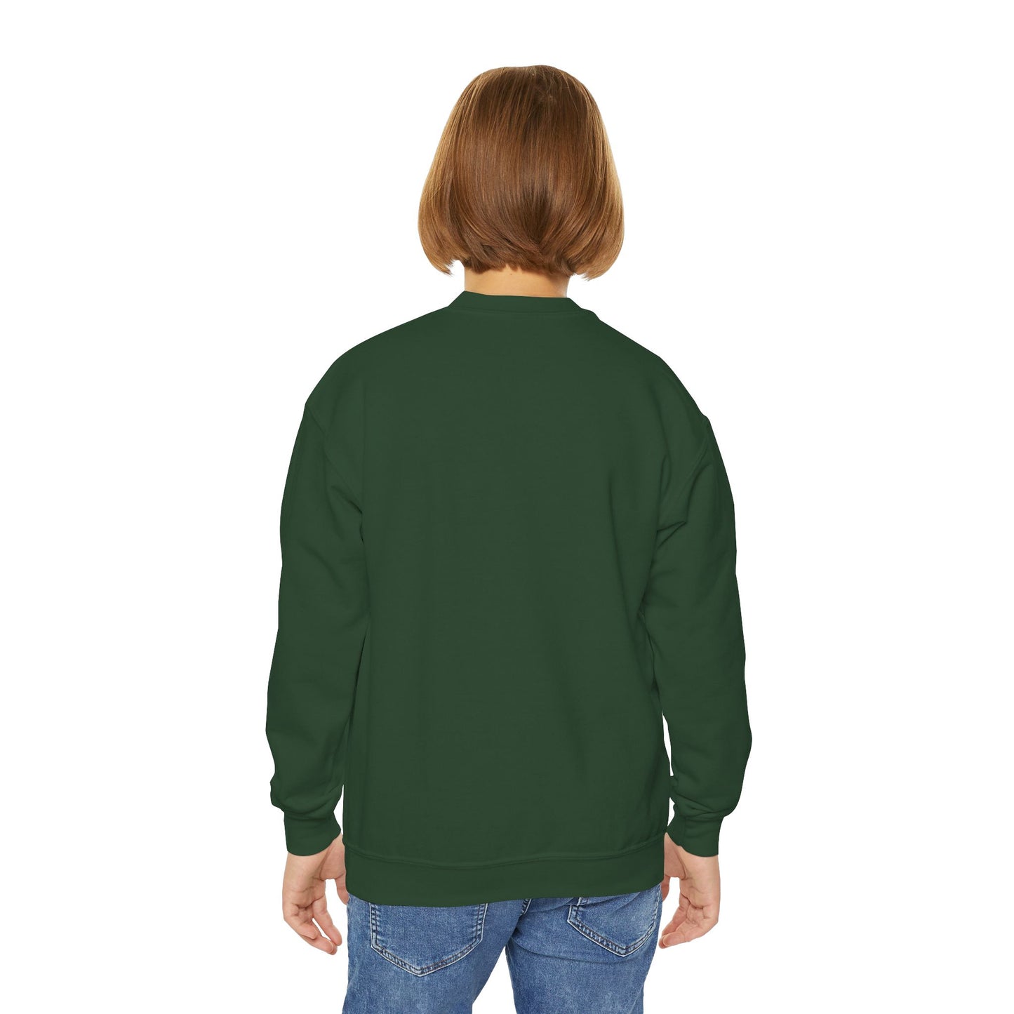 Dinosaurs & Monster Trucks Are the Coolest Youth Crewneck Sweatshirt