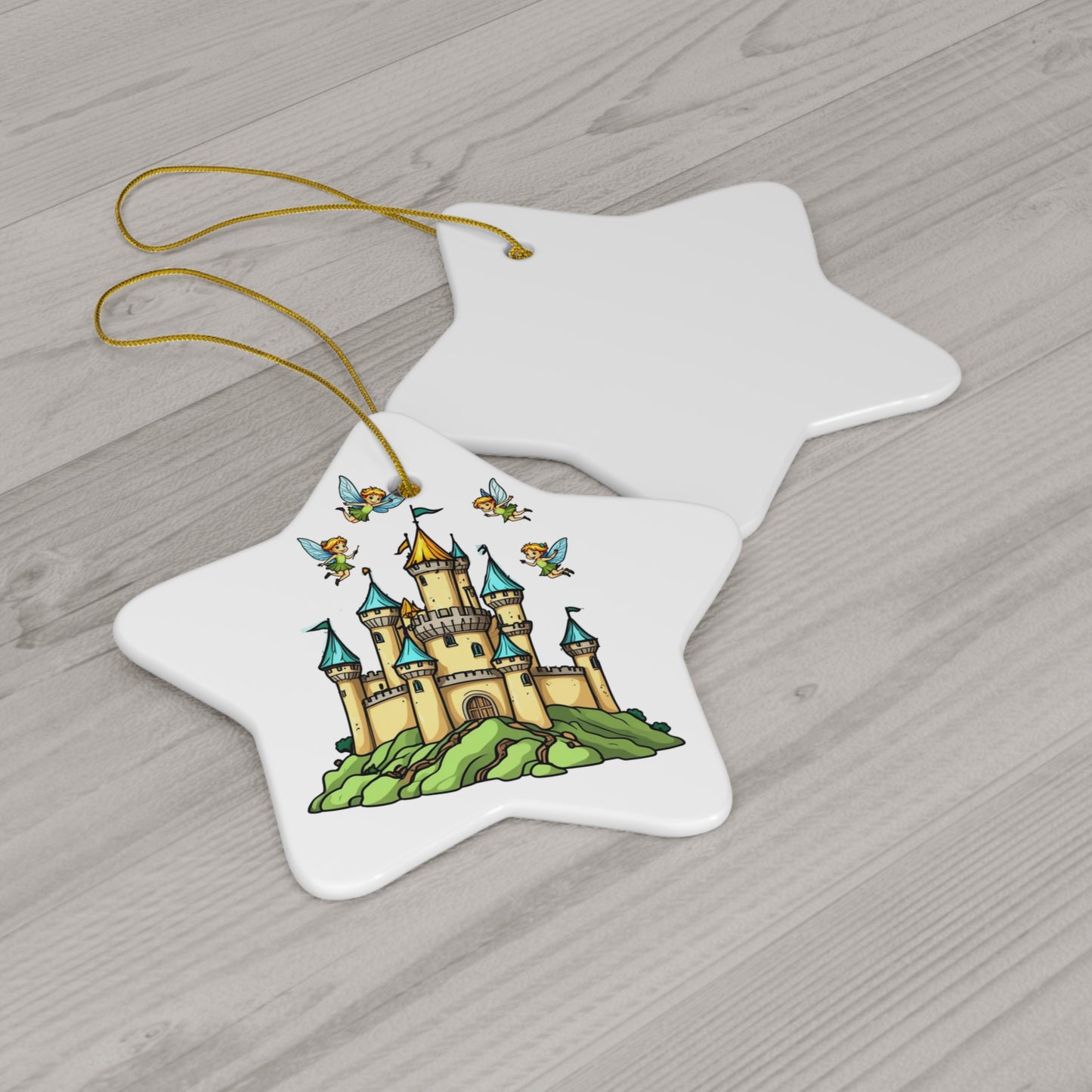 Ceramic Ornament, 4 Shapes