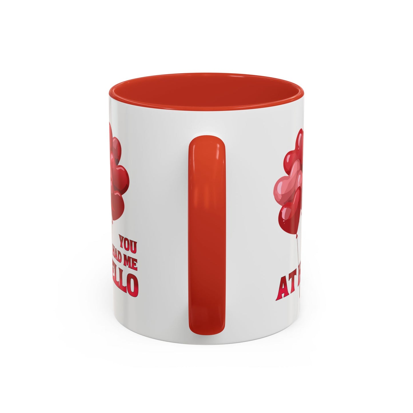 "YOU HAD ME AT HELLO" Coffee Mug Love Balloons Valentine's Day Gift