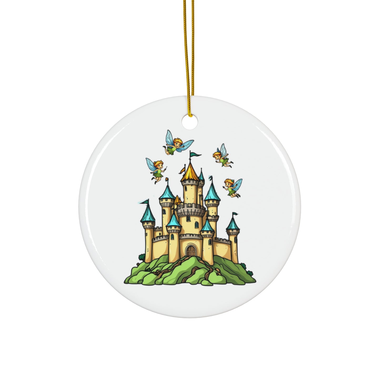 Ceramic Ornament, 4 Shapes