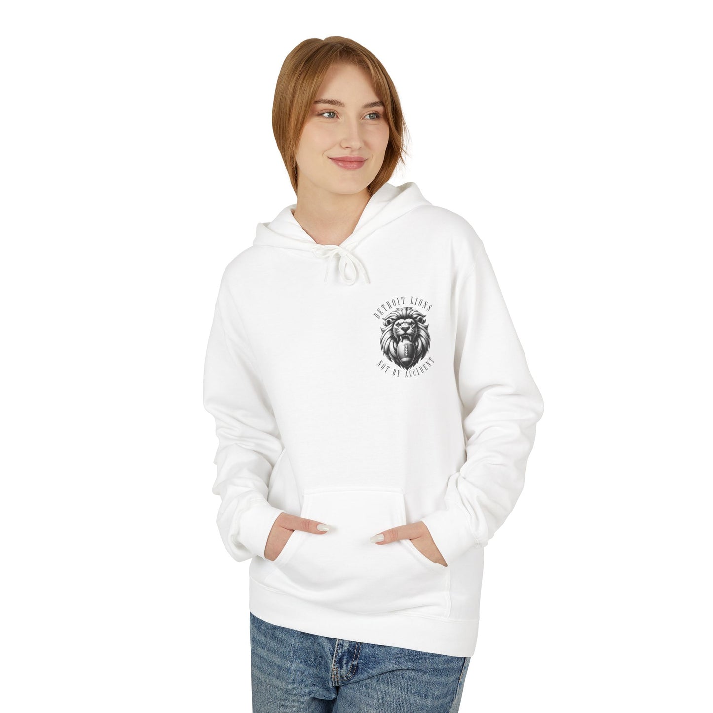 Hoodie for Football Fans - Detroit Lions, Not By Accident Design