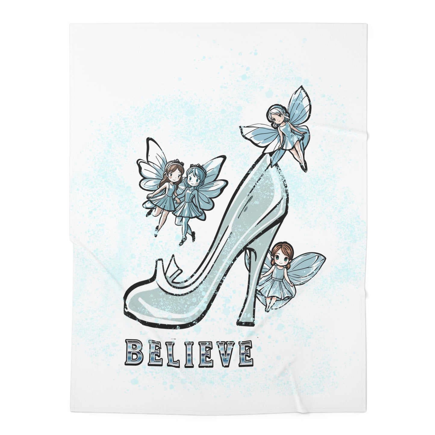 Swaddle Blanket - Fairy Dust Believe Design