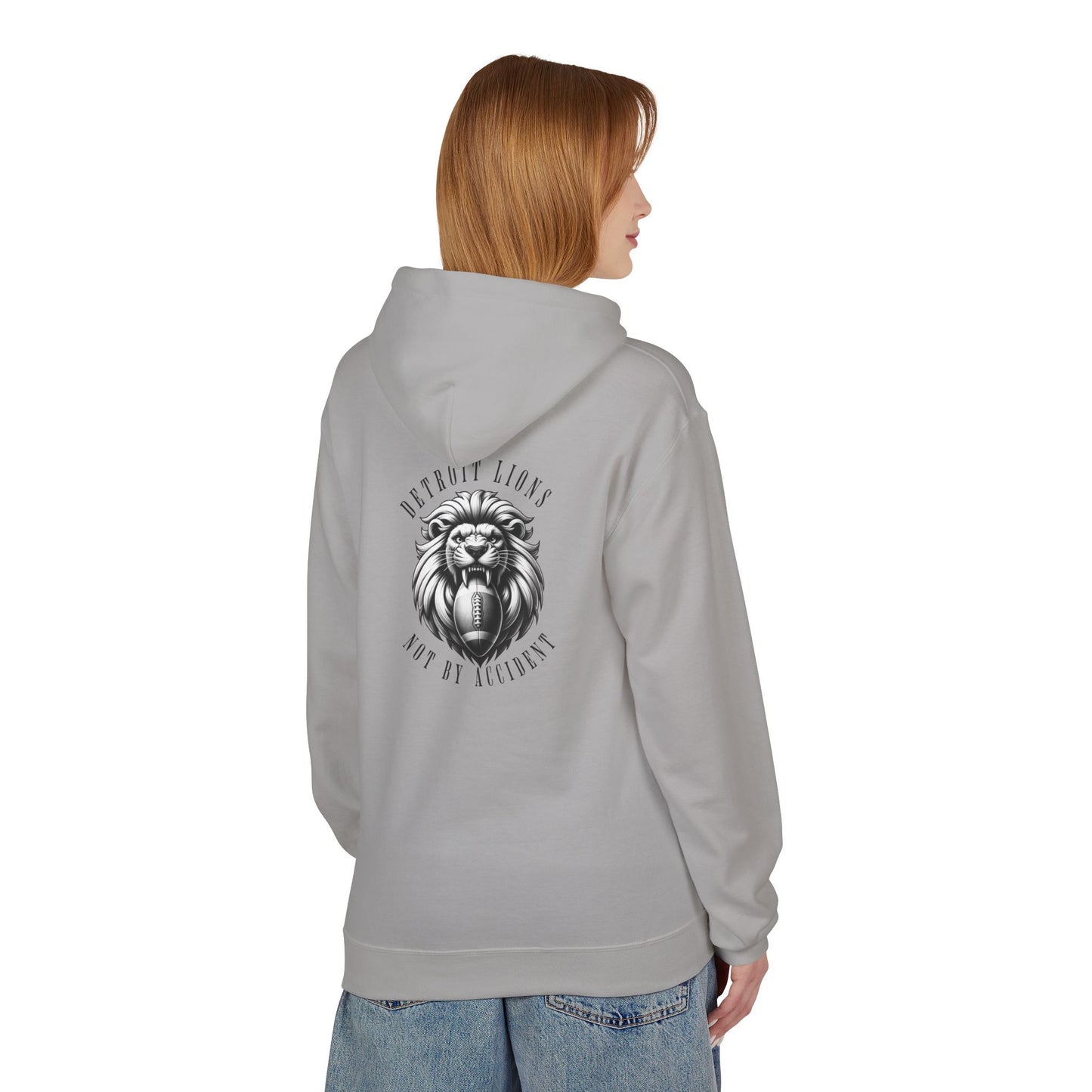 Hoodie for Football Fans - Detroit Lions, Not By Accident Design