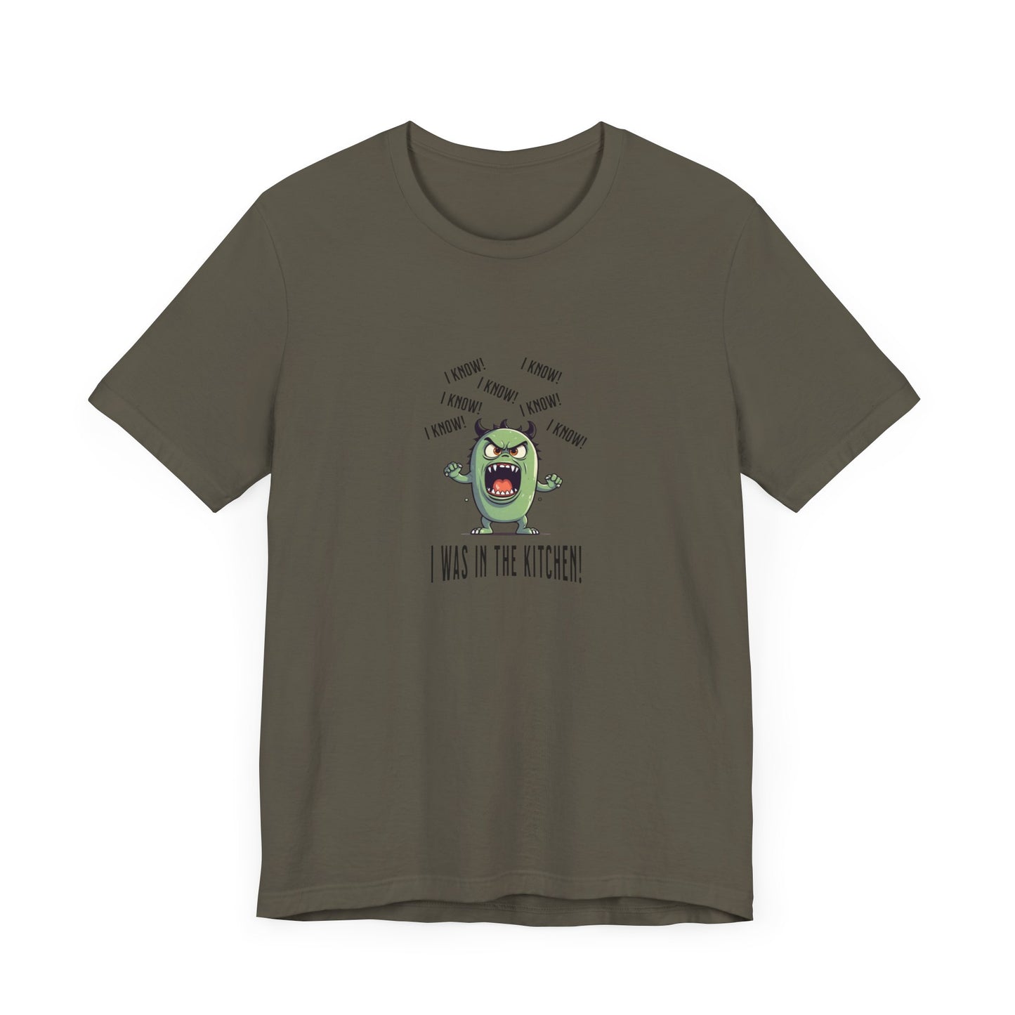 T-Shirt - Angry Monster Pickleball 'I Know, I'm in the Kitchen'