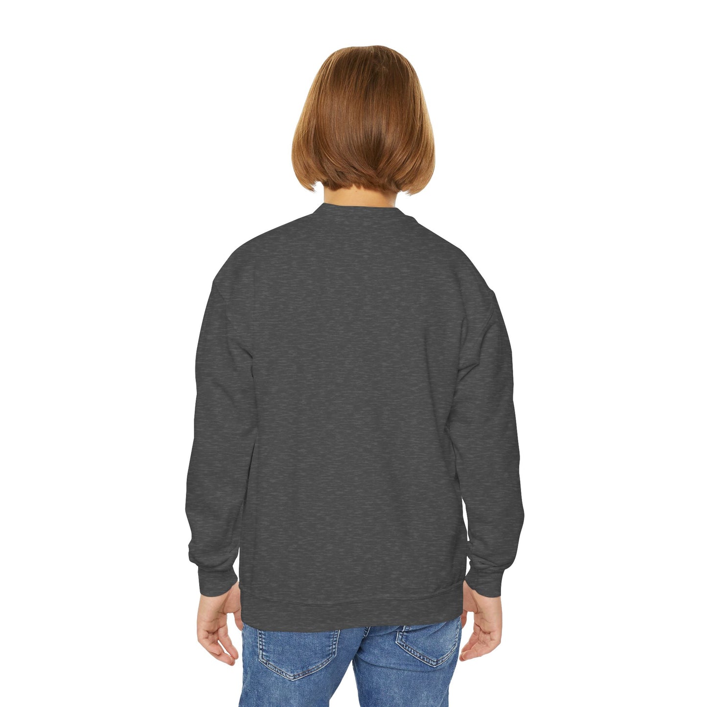 Dinosaurs & Monster Trucks Are the Coolest Youth Crewneck Sweatshirt