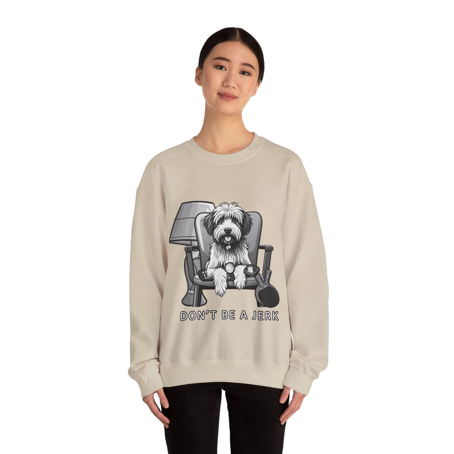 Funny Movie Inspired Unisex Sweatshirt - Don't be a Jerk Design