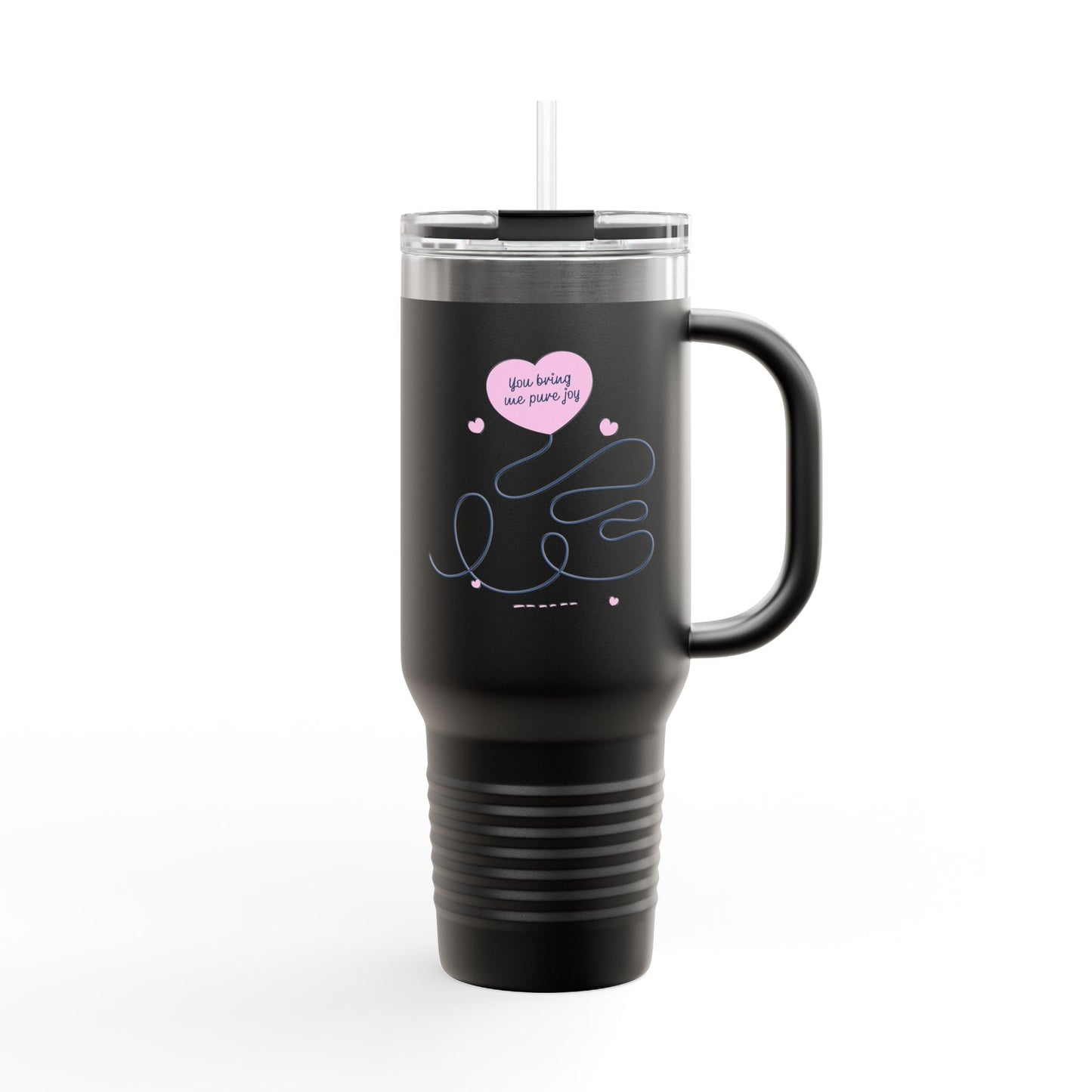 Valentines Insulated Travel Mug "You Bring Me Pure Joy"