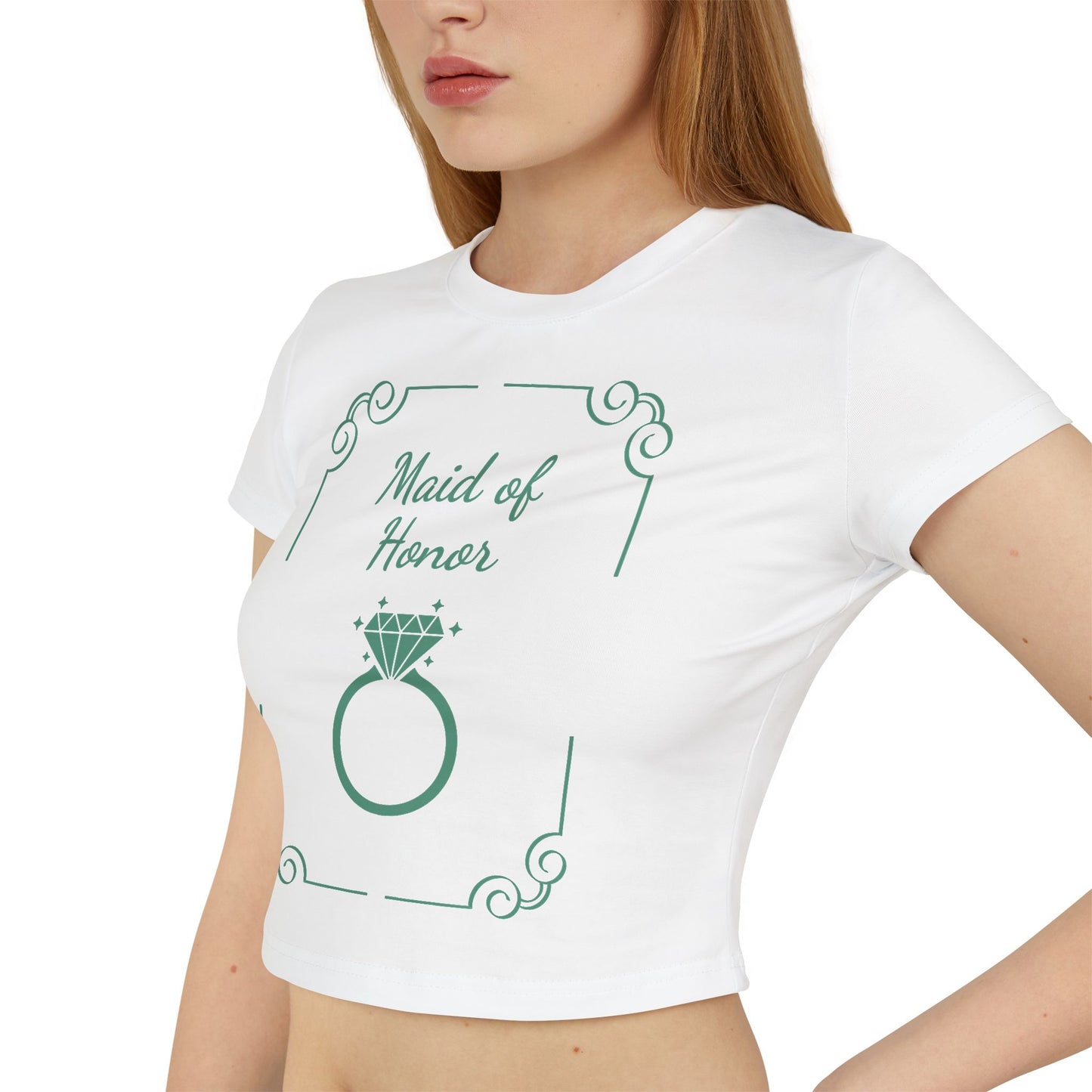Made of Honor Bridesmaid Cute Women's Baby Tee