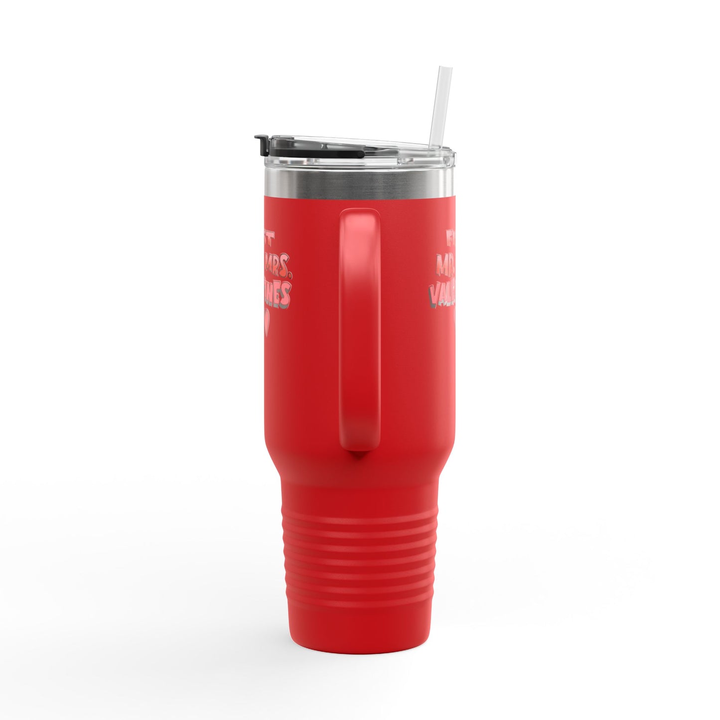 Valentines Insulated Travel Mug "First Mr. & Mrs. Valentines"