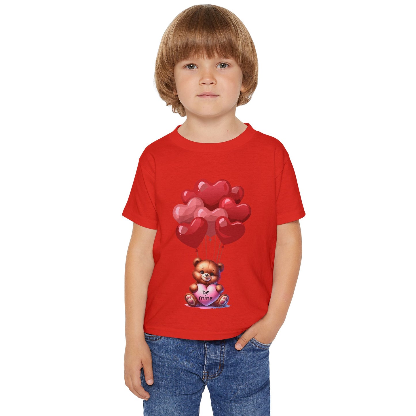 "Be Mine" – Adorable Teddy Bear Valentine’s Toddler Shirt