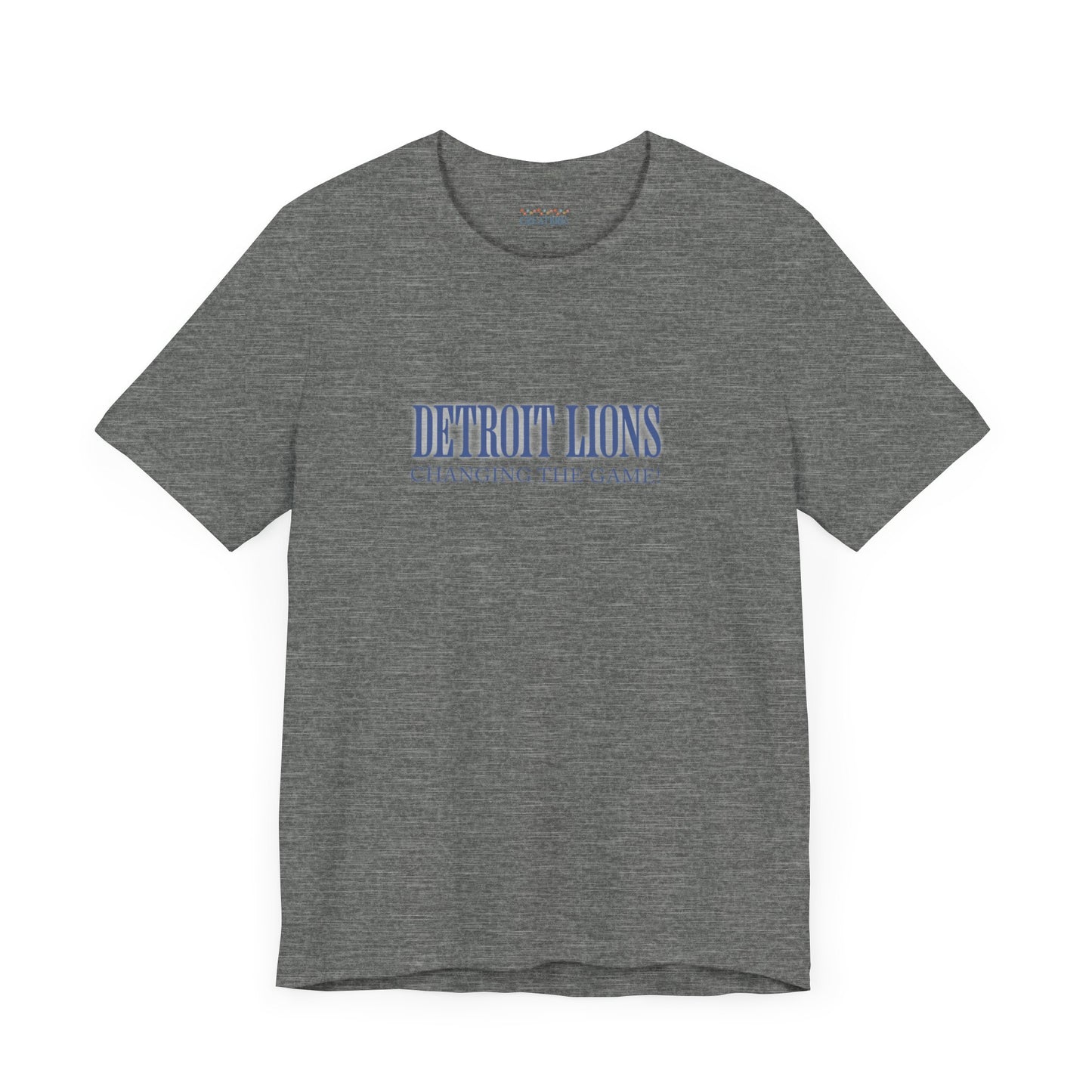 LION'S Football Tee with Quote "Changing the Game"