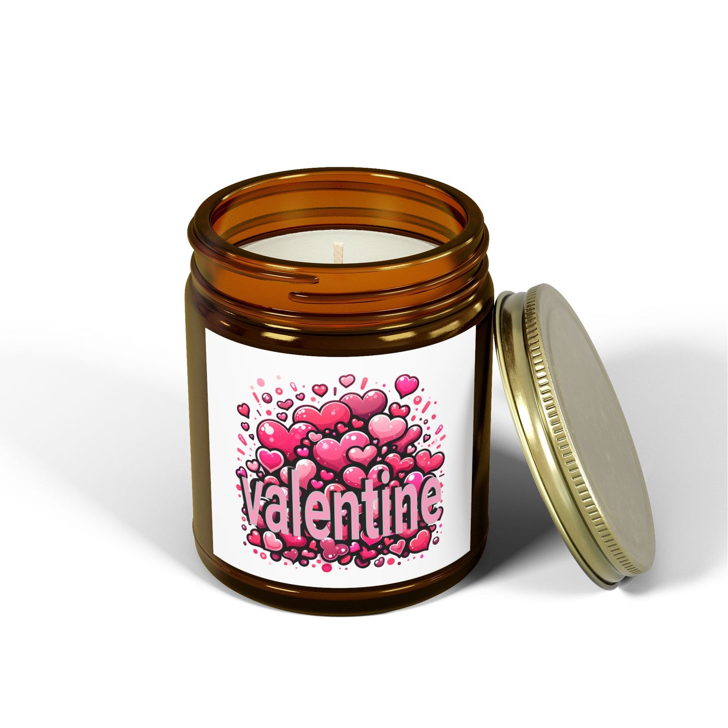 Scented Candles, Valentine Bouquet Heart Design