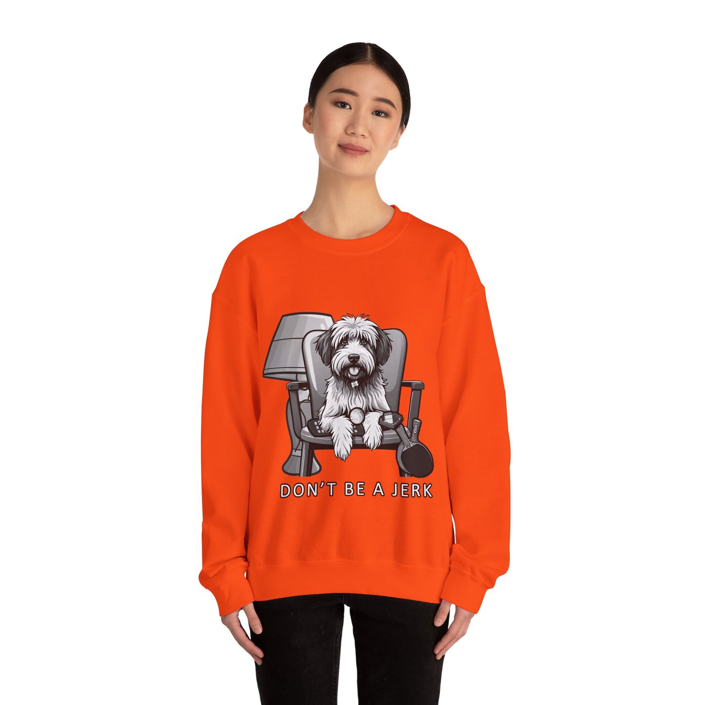 Funny Movie Inspired Unisex Sweatshirt - Don't be a Jerk Design