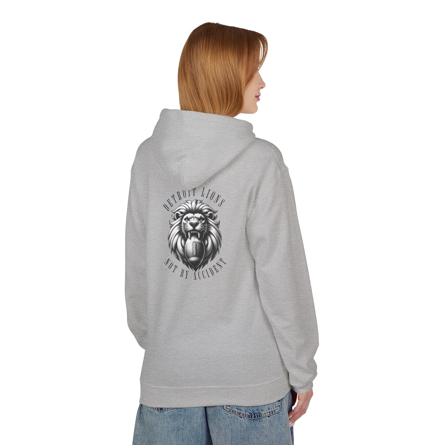 Hoodie for Football Fans - Detroit Lions, Not By Accident Design