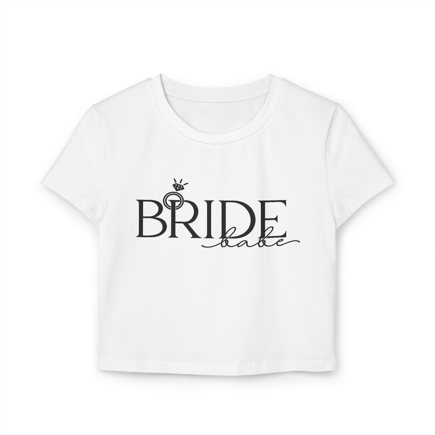 Bride Babes Cute Women's Baby Tee for Maid of Honor and Bridesmaids for bachelorette party