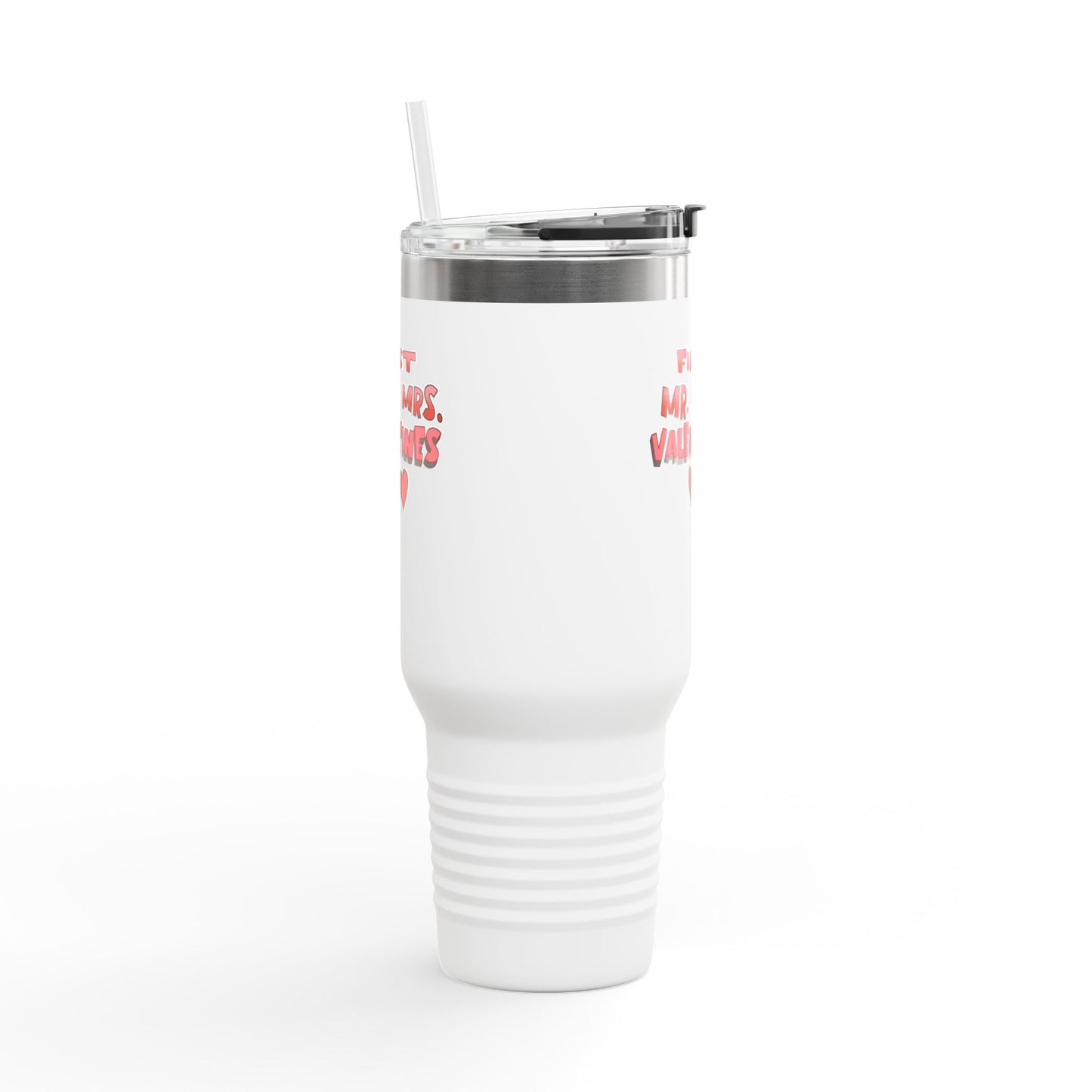 Valentines Insulated Travel Mug "First Mr. & Mrs. Valentines"