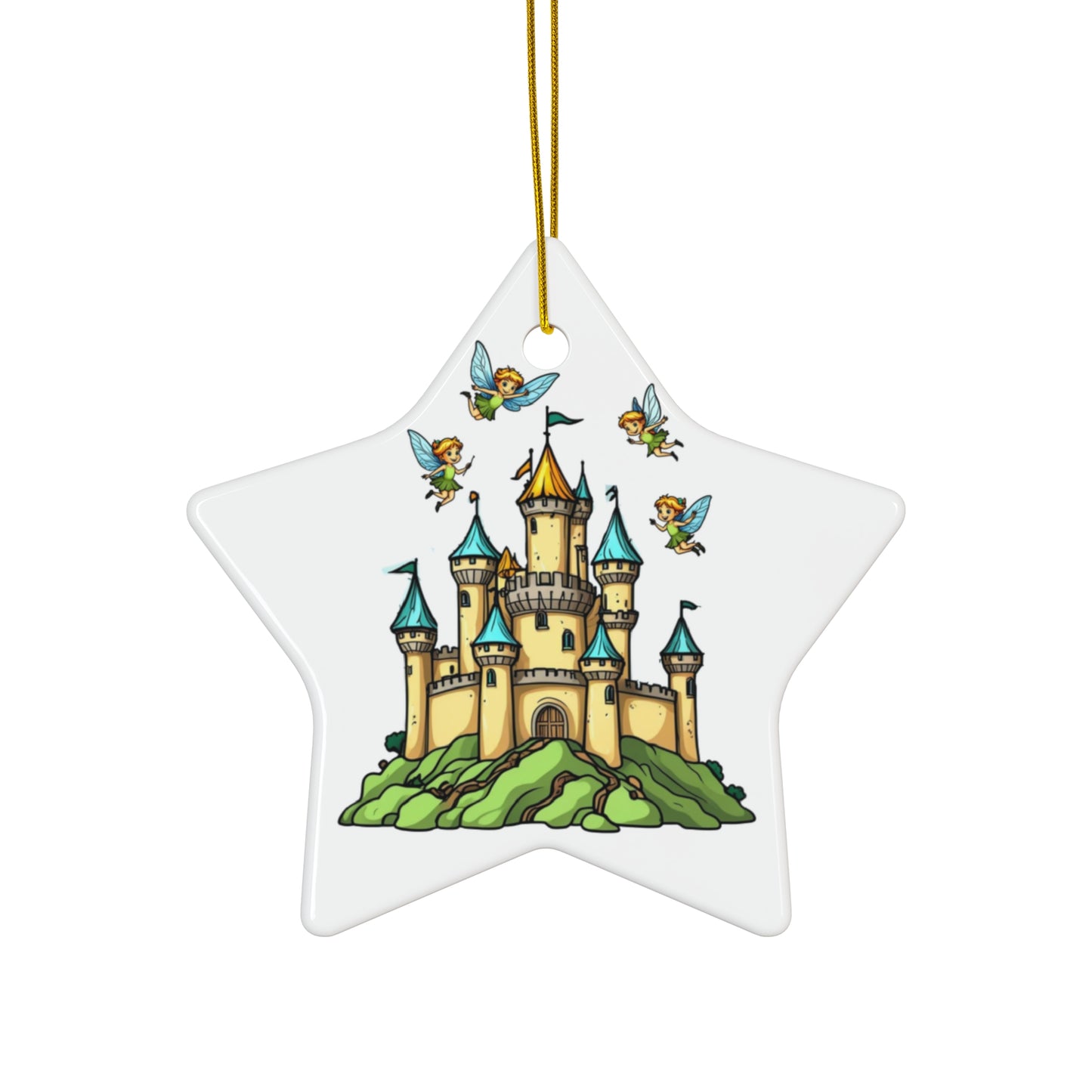 Ceramic Ornament, 4 Shapes