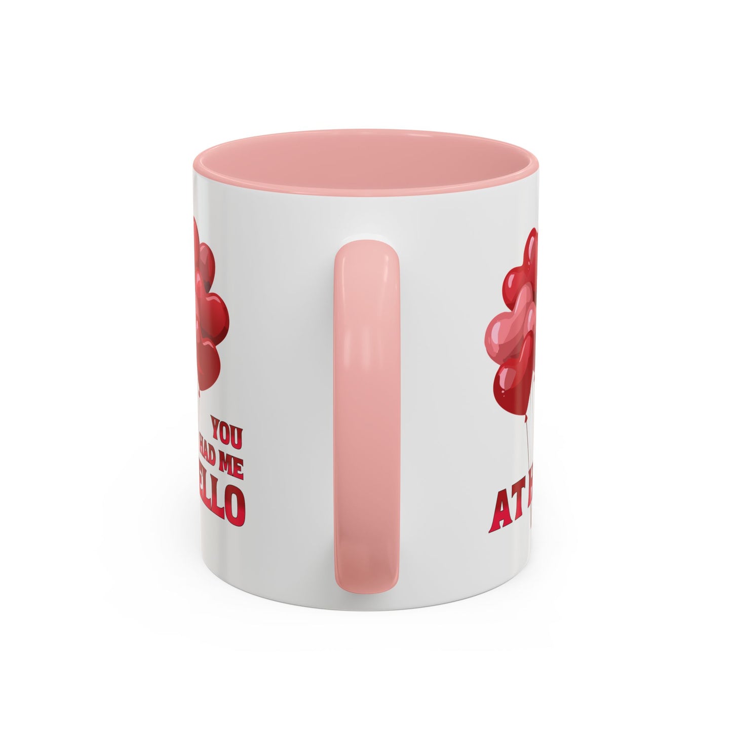 "YOU HAD ME AT HELLO" Coffee Mug Love Balloons Valentine's Day Gift