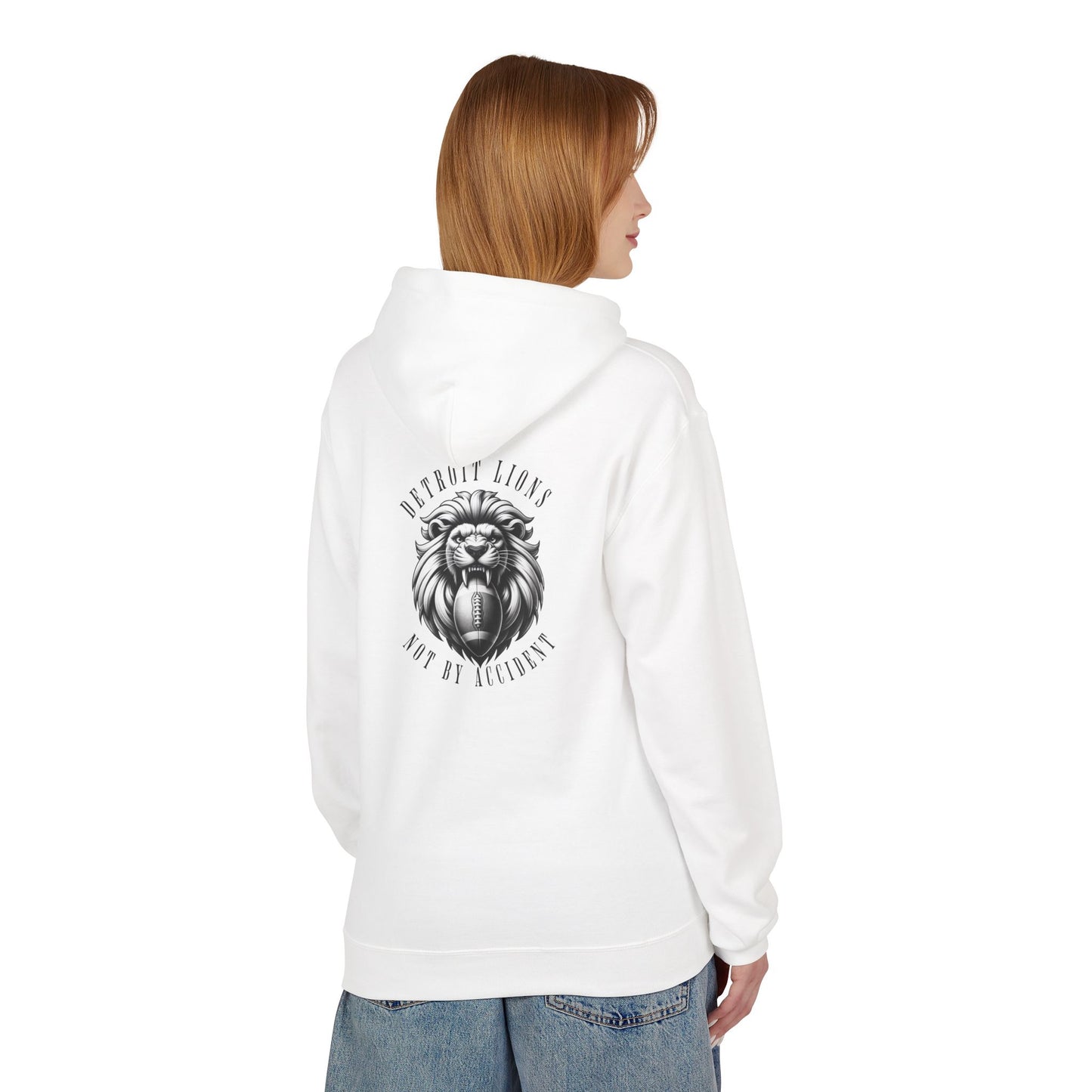 Hoodie for Football Fans - Detroit Lions, Not By Accident Design