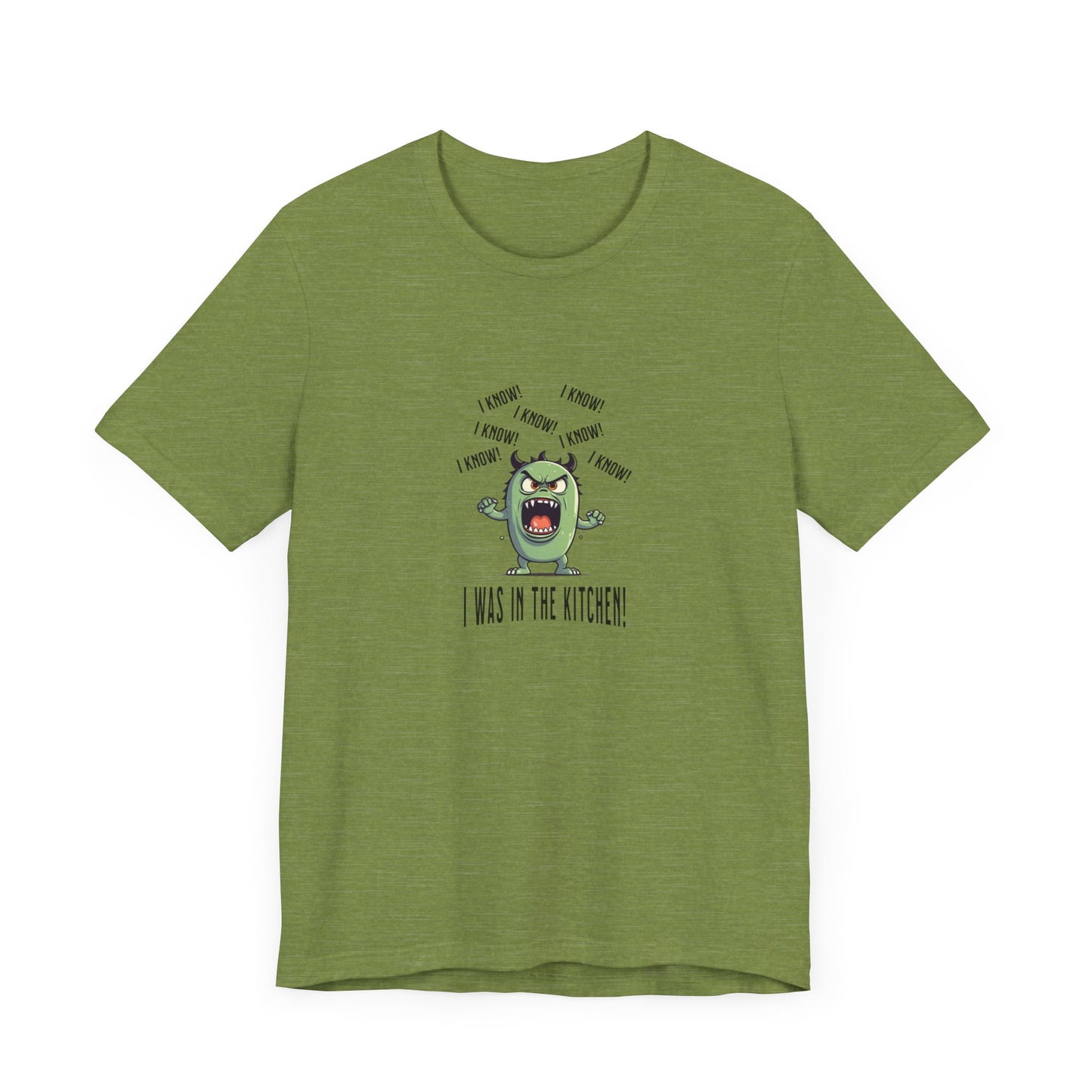 T-Shirt - Angry Monster Pickleball 'I Know, I'm in the Kitchen'