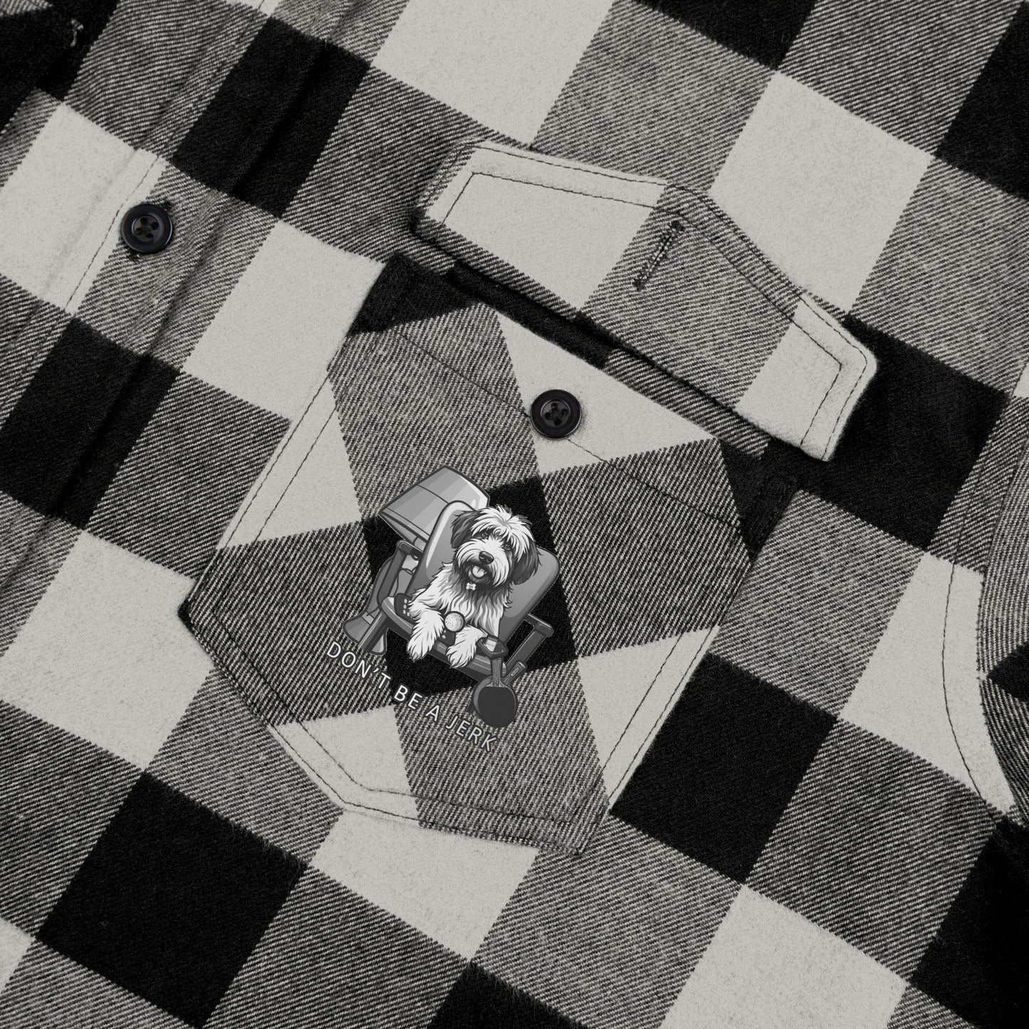 Flannel Shirt - 'Don't Be A Jerk' Movie Reference