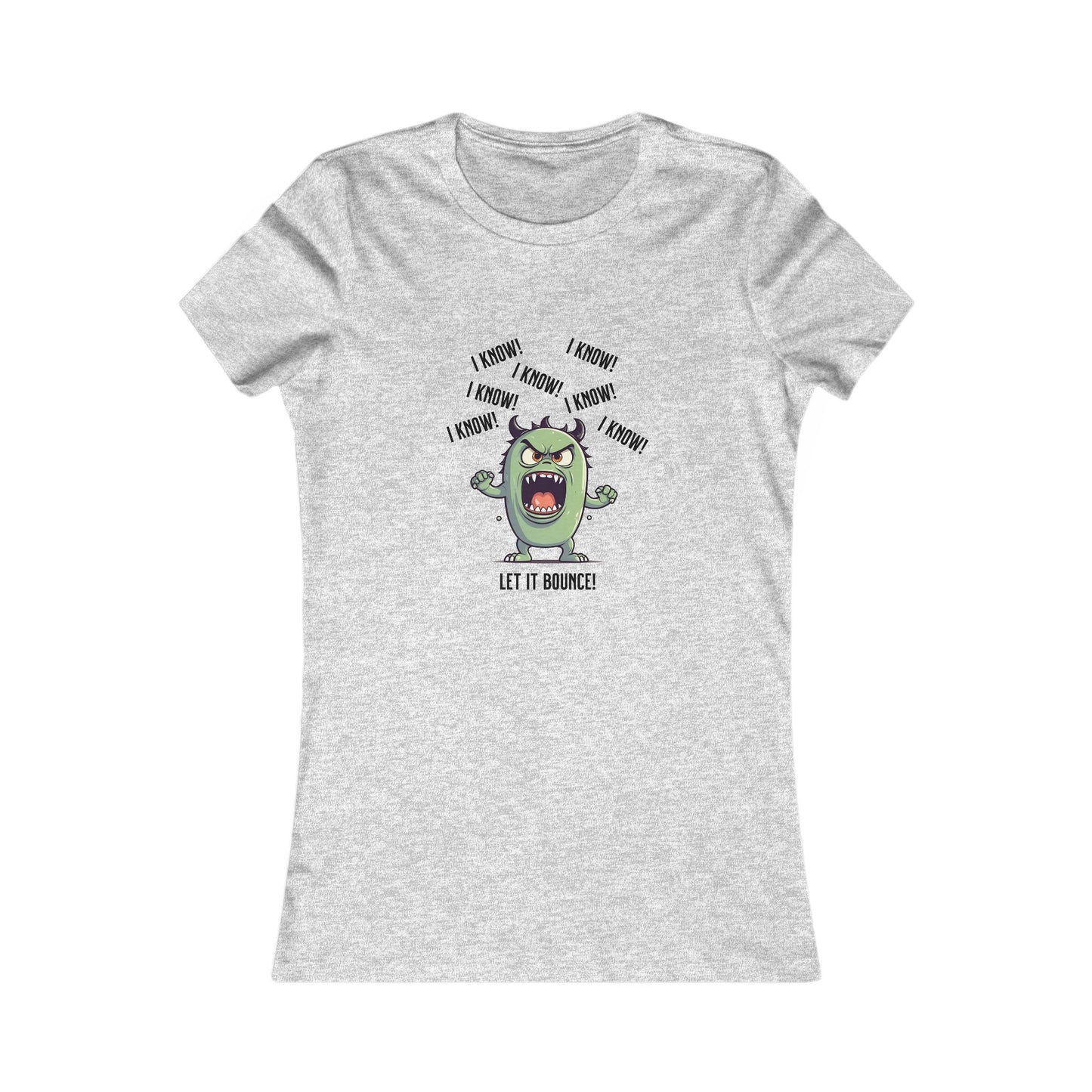 T-Shirt Frustrated Monster Let it Bounce Pickleball Tee