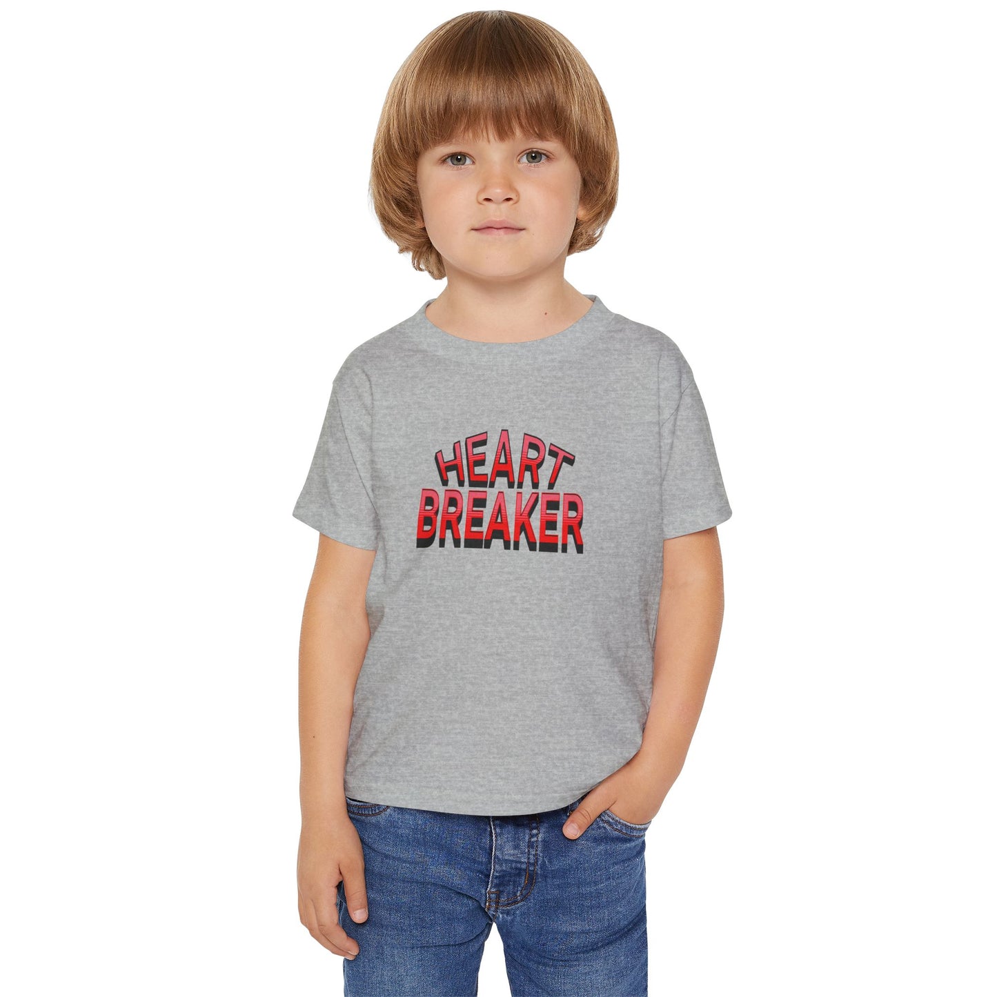 "Heart Breaker" – Adorable Teddy Bear Valentine’s Toddler T-shirt Valentine's Day Design