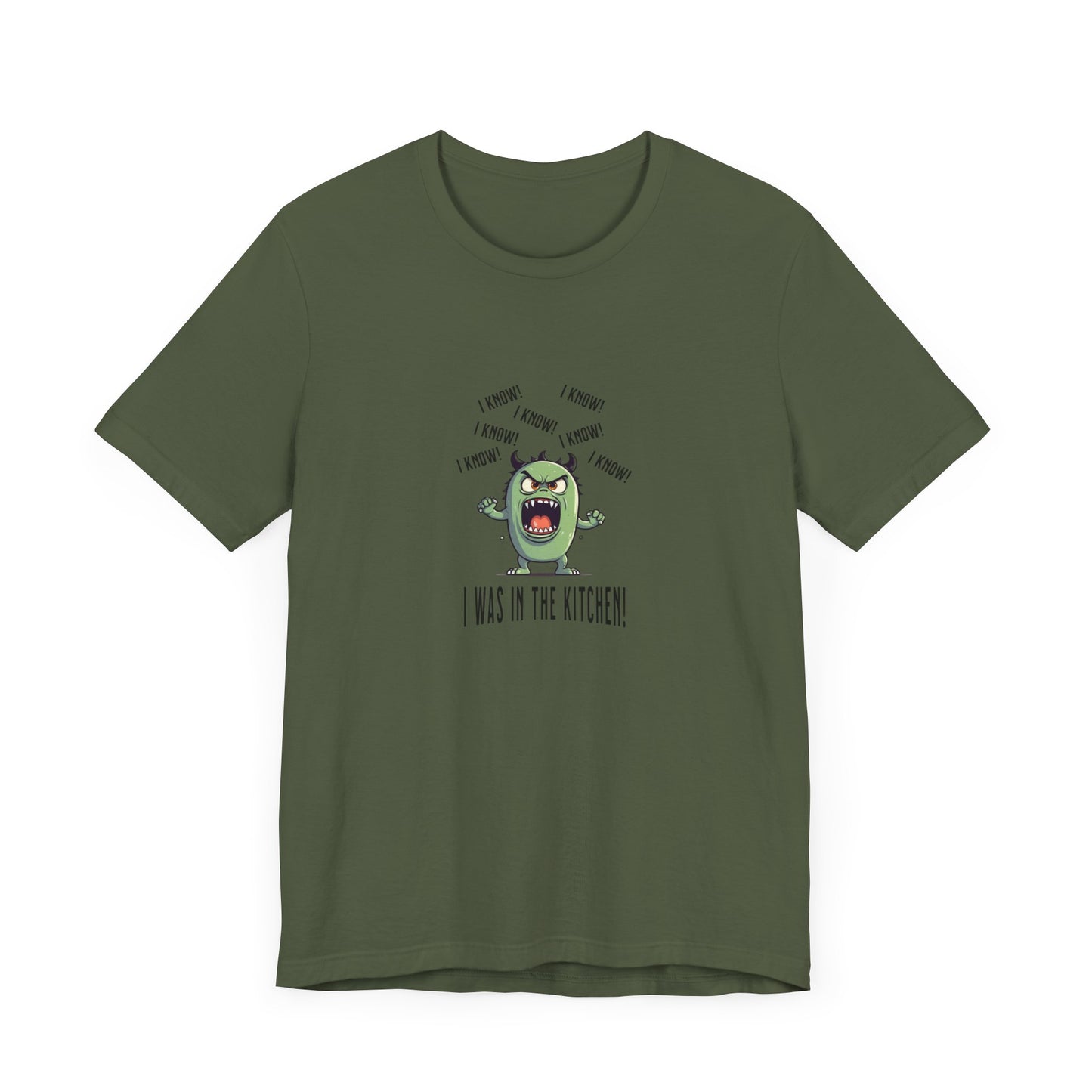 T-Shirt - Angry Monster Pickleball 'I Know, I'm in the Kitchen'