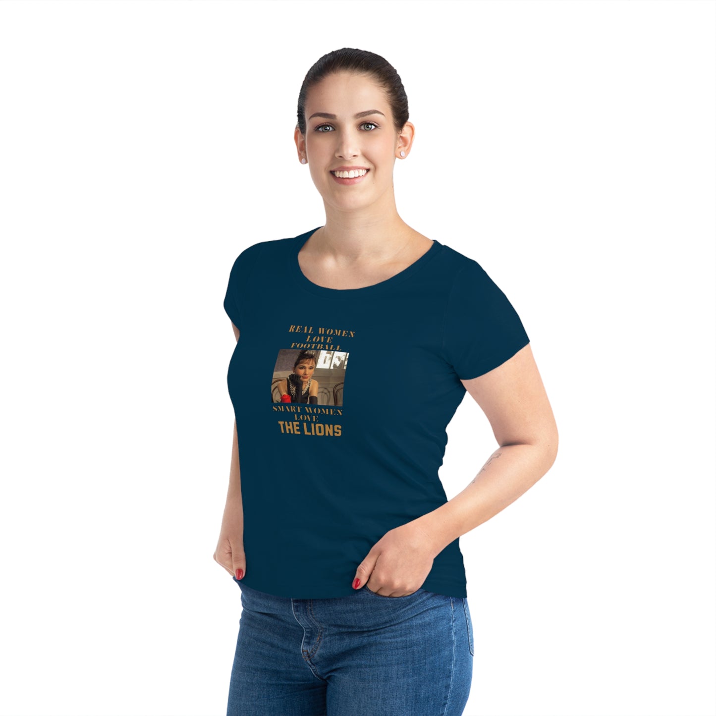 Women's T-Shirt Audrey Hepburn Football Quote