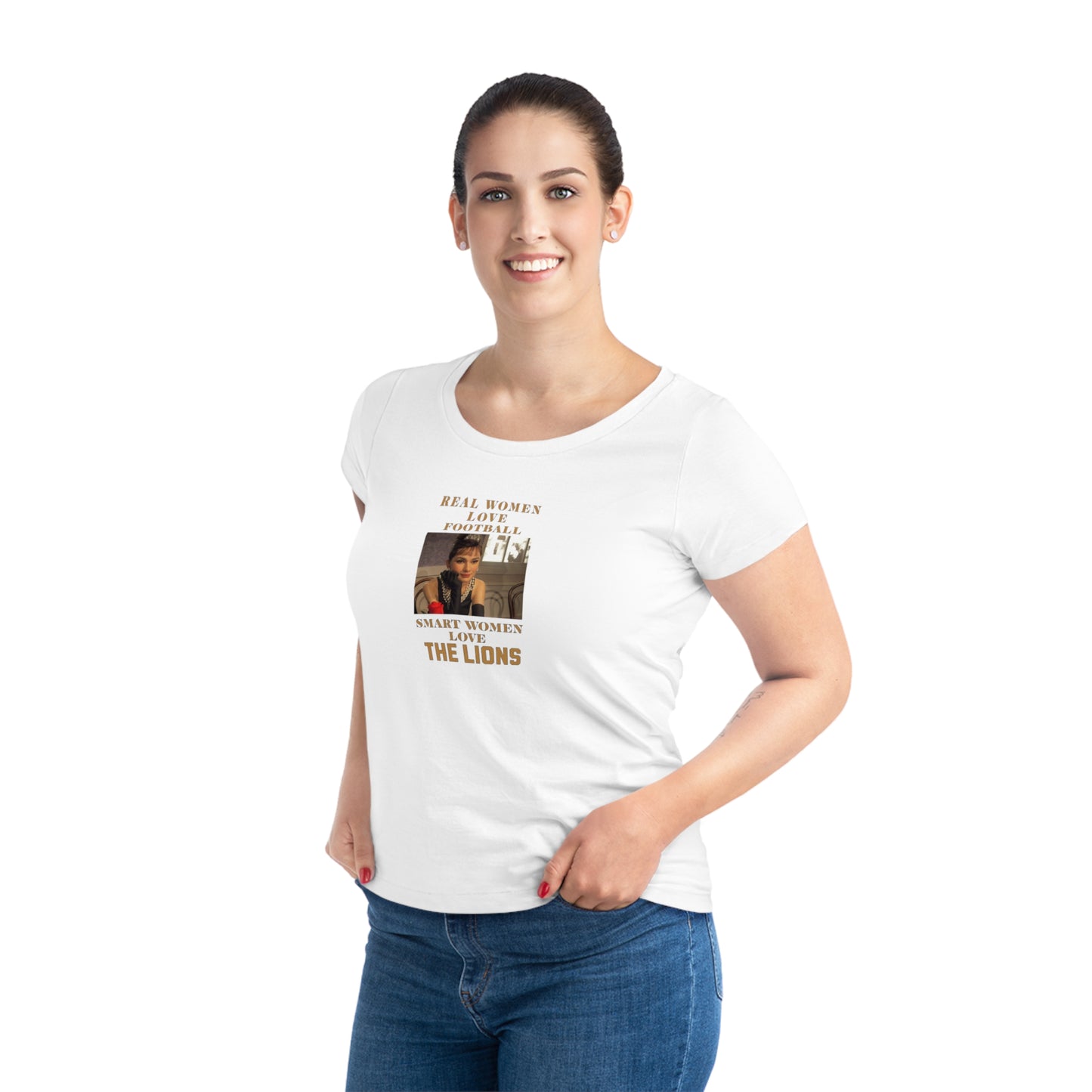 Women's T-Shirt Audrey Hepburn Football Quote