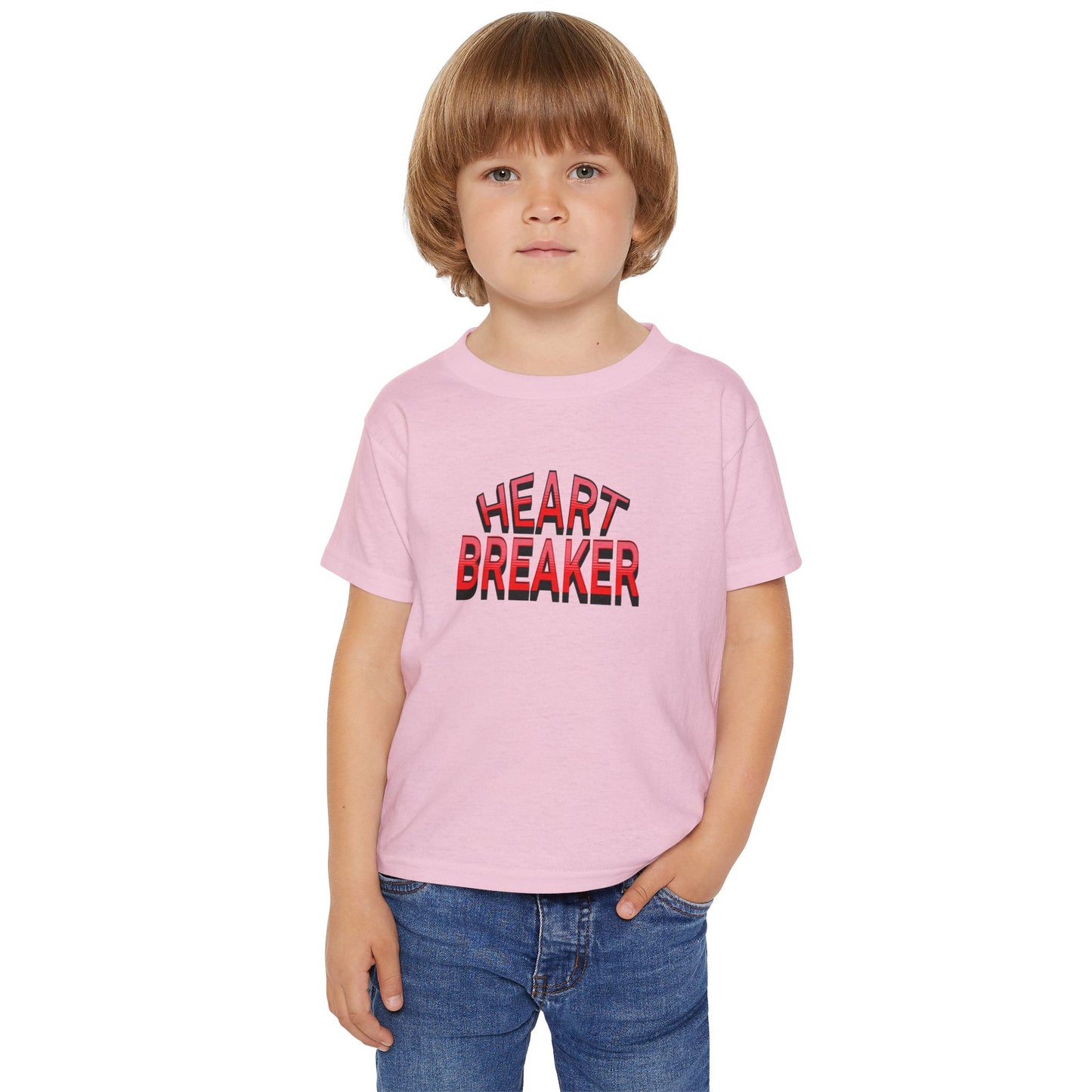 "Heart Breaker" – Adorable Teddy Bear Valentine’s Toddler T-shirt Valentine's Day Design