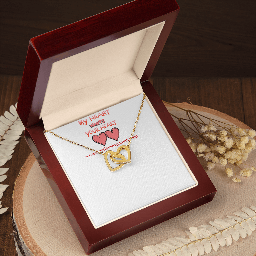Double Heart Necklace – The Perfect Valentine's Day Gift for Her | Romantic Jewelry for Love