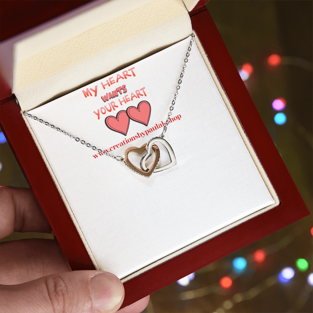 Double Heart Necklace – The Perfect Valentine's Day Gift for Her | Romantic Jewelry for Love