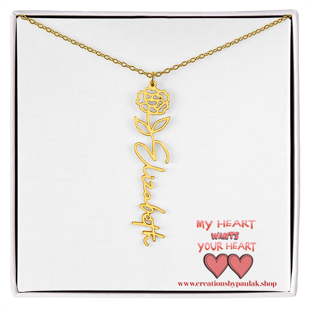 custom "Valentine Necklace" – The Perfect Valentine's Day Gift for Her | Romantic Jewelry for Love