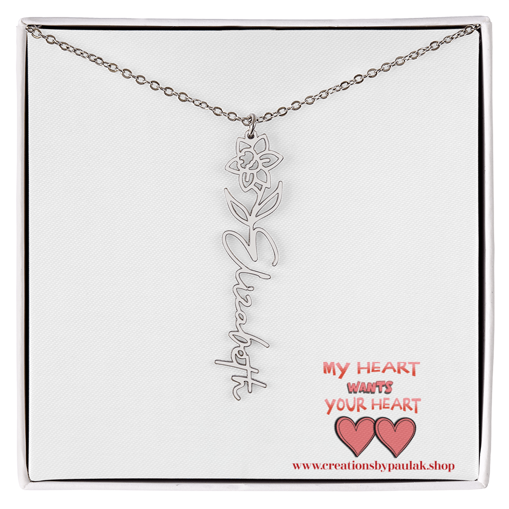 custom "Valentine Necklace" – The Perfect Valentine's Day Gift for Her | Romantic Jewelry for Love