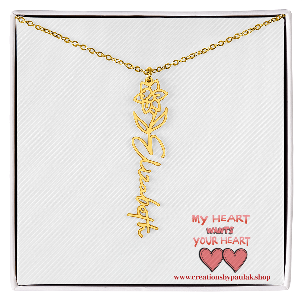custom "Valentine Necklace" – The Perfect Valentine's Day Gift for Her | Romantic Jewelry for Love