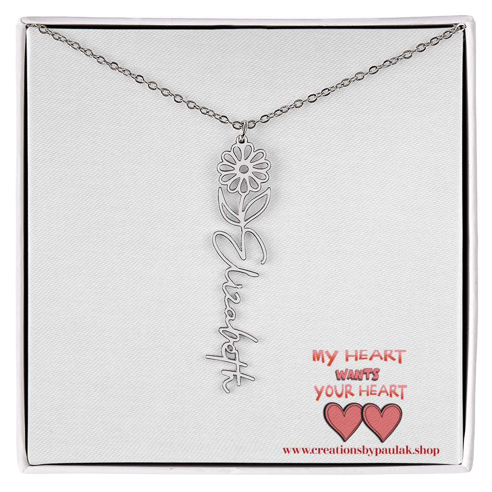 custom "Valentine Necklace" – The Perfect Valentine's Day Gift for Her | Romantic Jewelry for Love