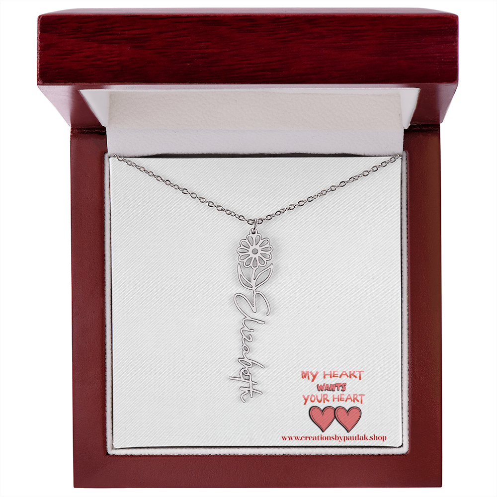 custom "Valentine Necklace" – The Perfect Valentine's Day Gift for Her | Romantic Jewelry for Love